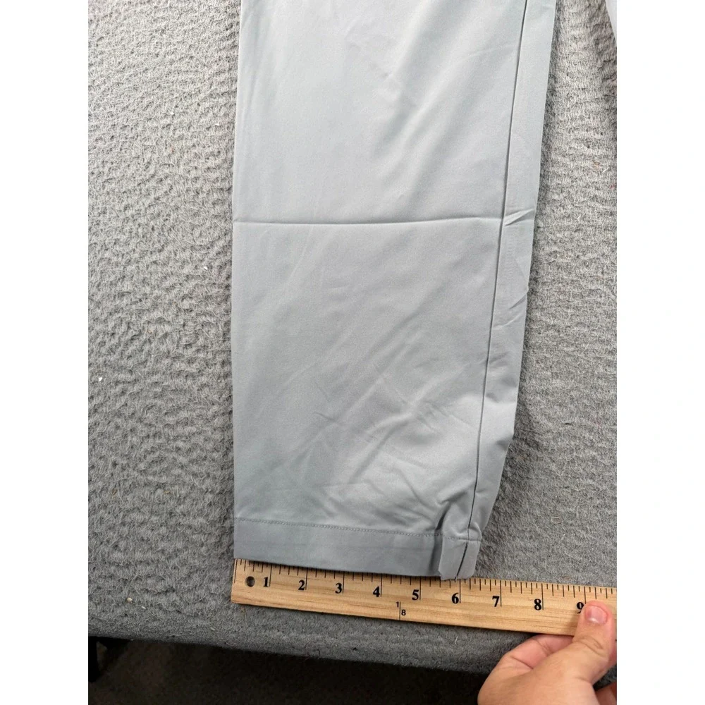 Banana Republic Motion Tech Hybrid Pants Mens 38x30 Gray Polyester Stretch NWT